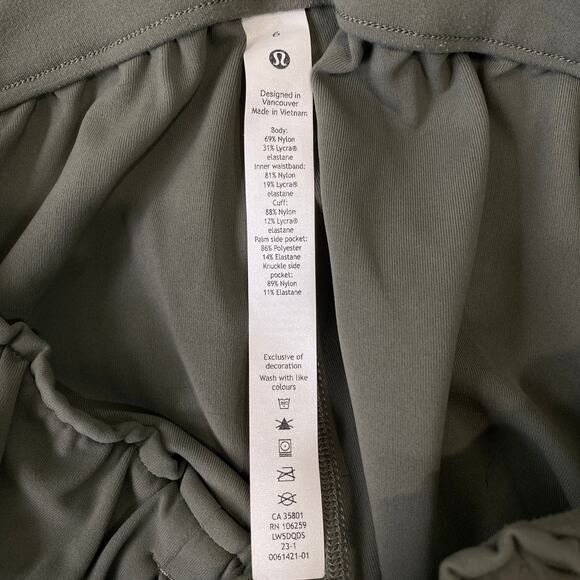 Lululemon Stretch High Rise Jogger Full Length Grey Sage - Picture 7 of 9